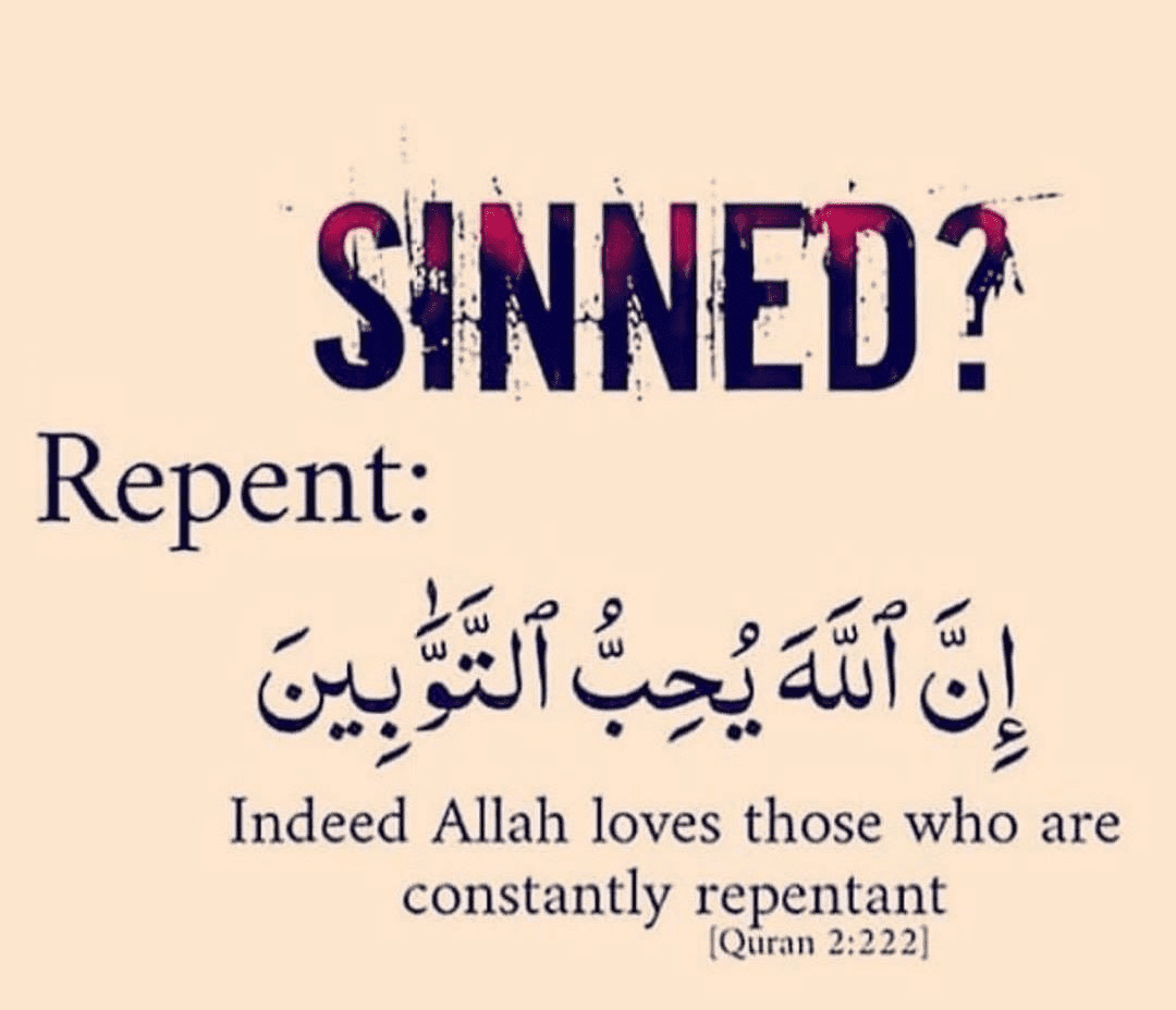 Sinned? Repent