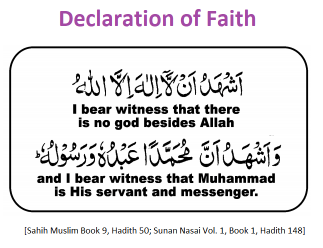 Shahada (Declaration Of Faith)