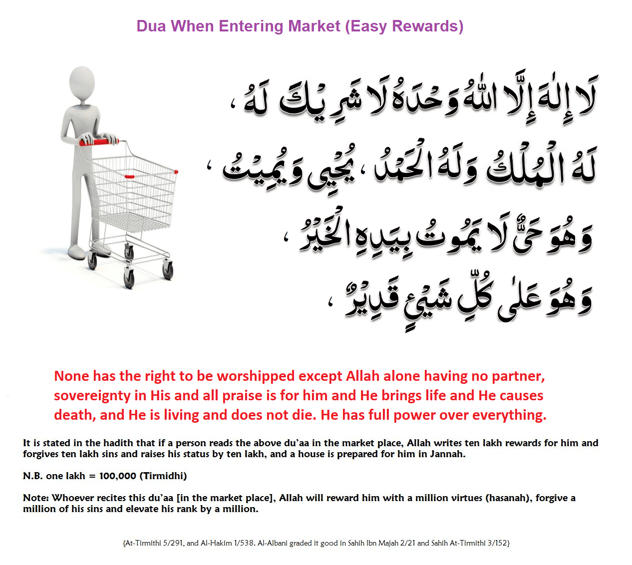 Dua When Entering Market (Easy Rewards)